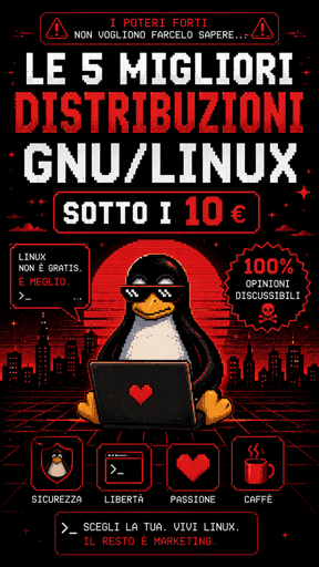 Tux con il pc e gli occhiali da sole