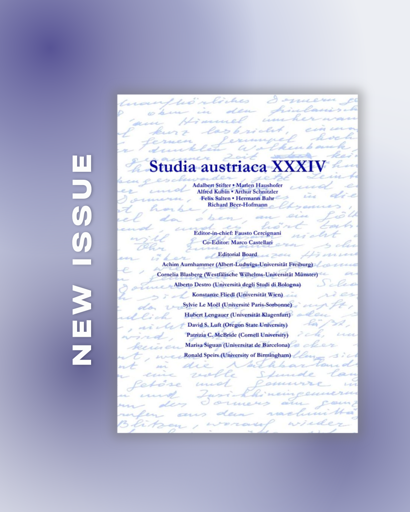 Copertina Studia Austriaca volume 34 (2026)