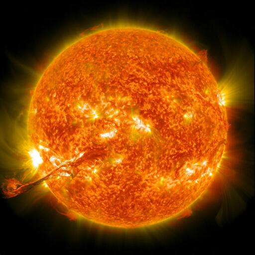 La superficie del Sole - immagine di NASA via Unsplash