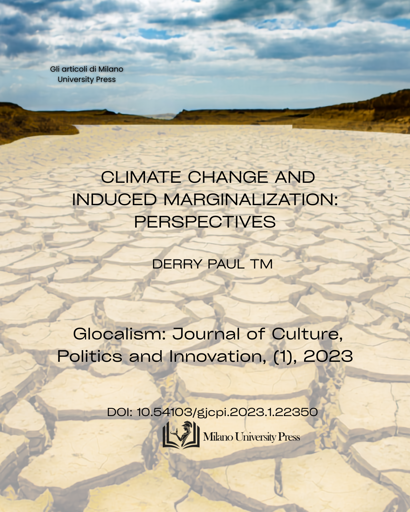 Derry Paul TM. Climate change and induced marginalization. Glocalism, 1 (2023)