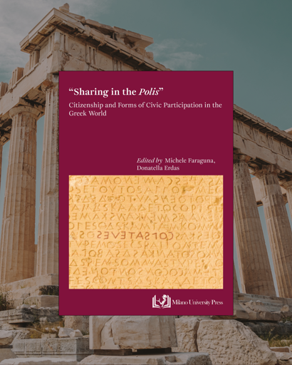 Cover del volume a cura di Erdas e Faraguna "Sharing in the polis"